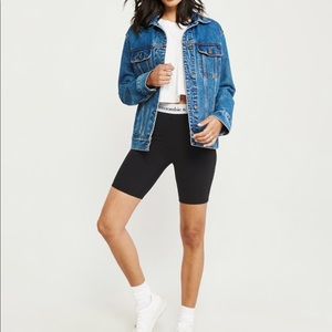 abercrombie biker shorts